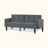 Velvet Futon Couch Convertible Folding Sofa Bed Tufted Couch-78483424