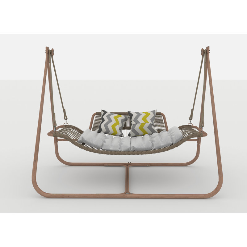 Chaise balançoire double avec support Sesalie