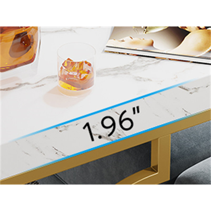Table d'appoint en forme de C
