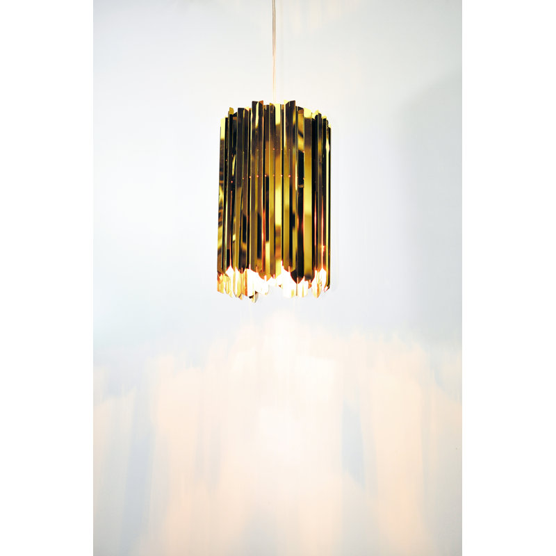 Facet 1 - Light Pendant, Polished Brass