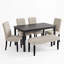 Celine 6-Piece Dining Set-133004095