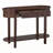 Elegant Retro Console Table with Curved Design and Smooth Glaze for Entryways, Living Rooms and hallways-502096130