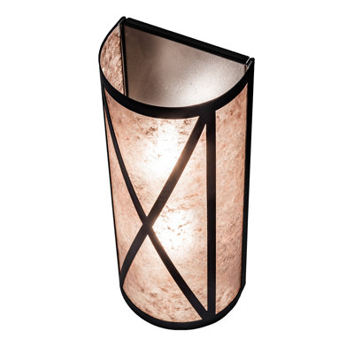 Steel Flush Mounted Sconce