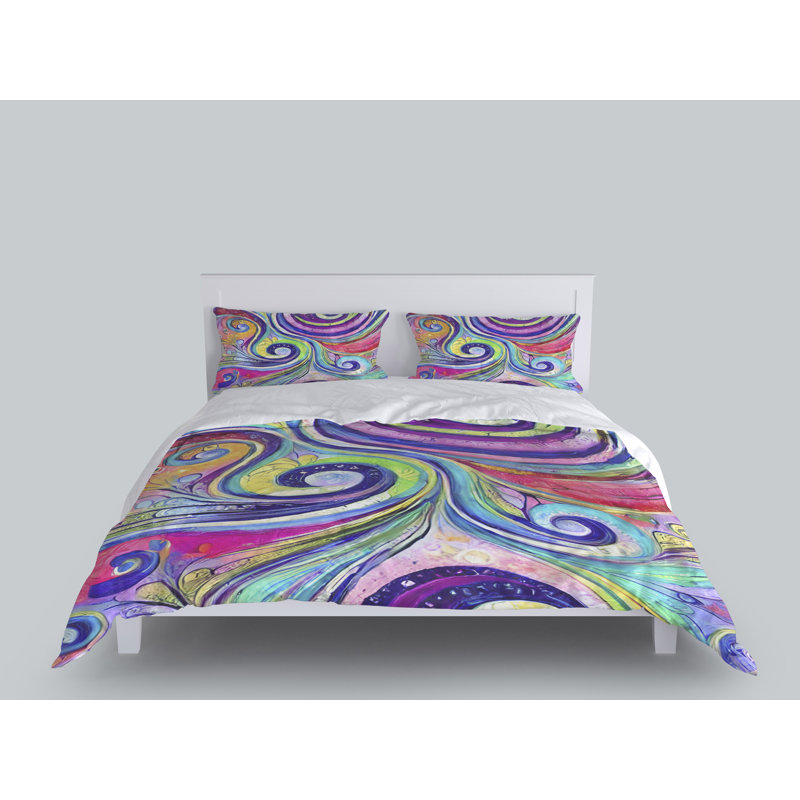 Abstract Duvet Cover, King Duvet Cover + 2 King Shams