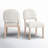 Coleson Upholstered Back Side Chair in Beige