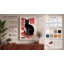 Fortune Cat in Red Japandi 1 Piece Wrapped Canvas Wall Art-855851925-855851927