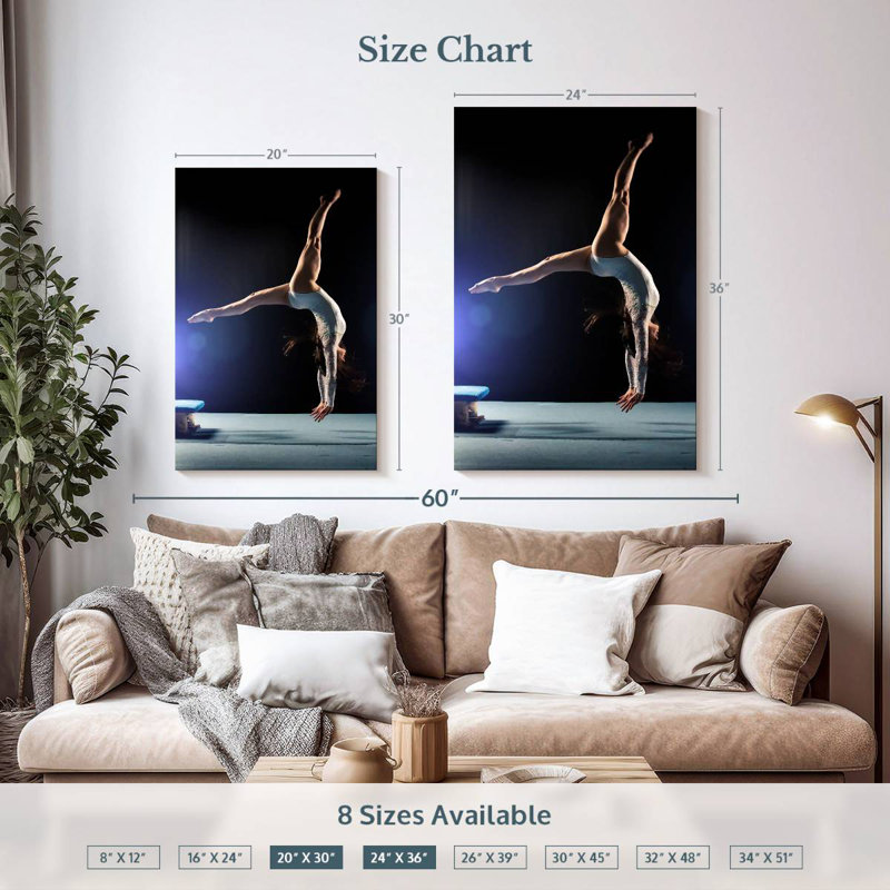 Sireci Gymnastic Stunt, 36" H x 24" W