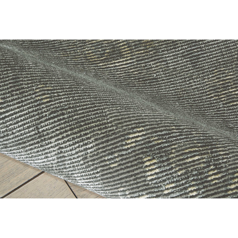 Strattford Viscose Oriental Indoor Rug, Rectangle 5'3" x 7'5"