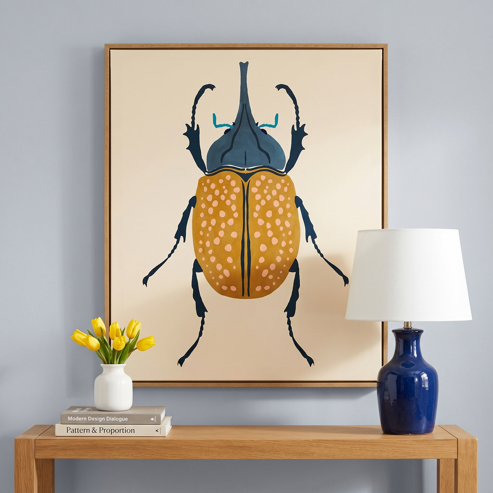 Beetle Bug II Canvas Print by Victoria Barnes, 28" H x 23" W  x 2" D
