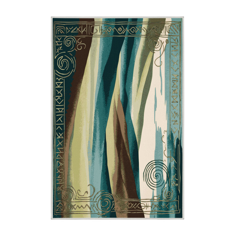 Tapis Ethereal Streams, Rectangulaire 2 pi x 3 pi
