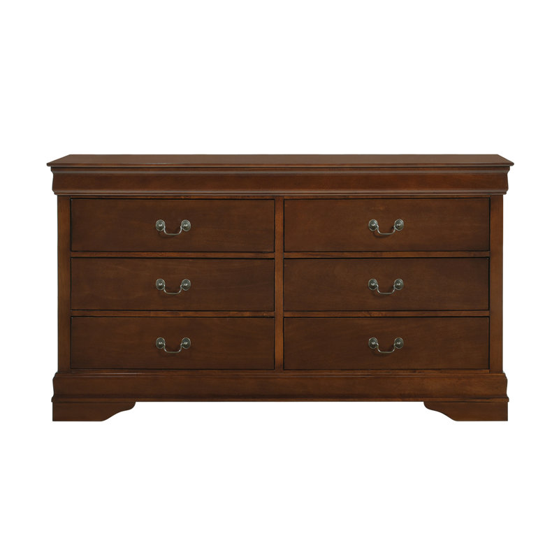 Commode de style traditionnel 1pc Louis Phillipe, Mélange de bruns