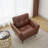 Corvo Faux Leather Armchair-1931408124