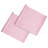 Cotton Throw Blanket 50x60 2 Pack Pink Tan Tassels Decorative