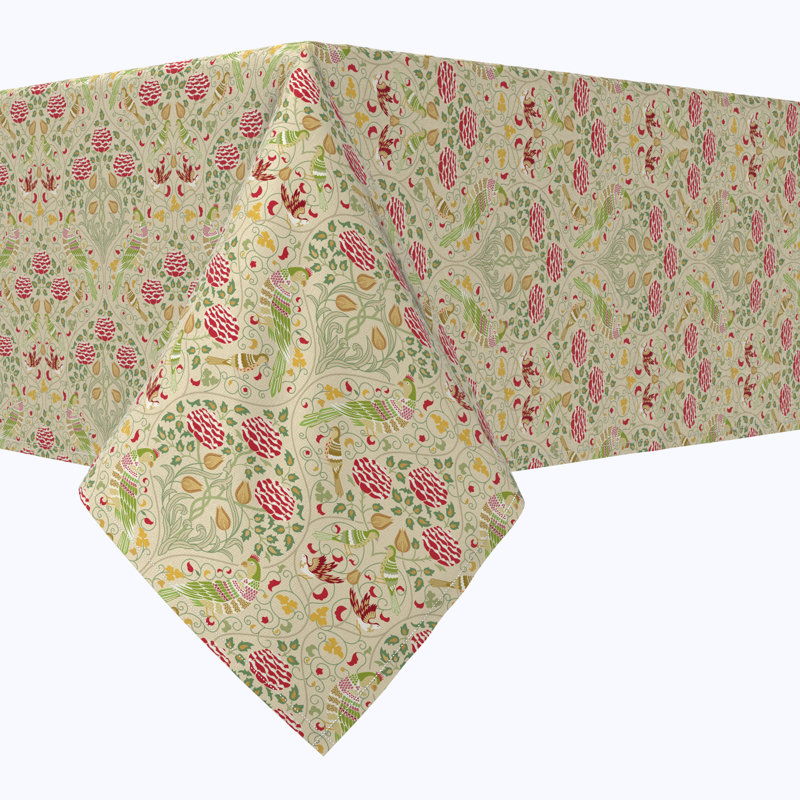 Floral 81 Cotton Tablecloths, 104" x 52"