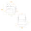 Fauteuil d'appoint pivotant moderne avec dossier ouvert et coussin amovible-1056970653