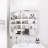 Rectangular Recessed Or Wall Mount Aluminum Frameless Medicine Cabinet Mirror With Adjustable Glass Shelves-894689148