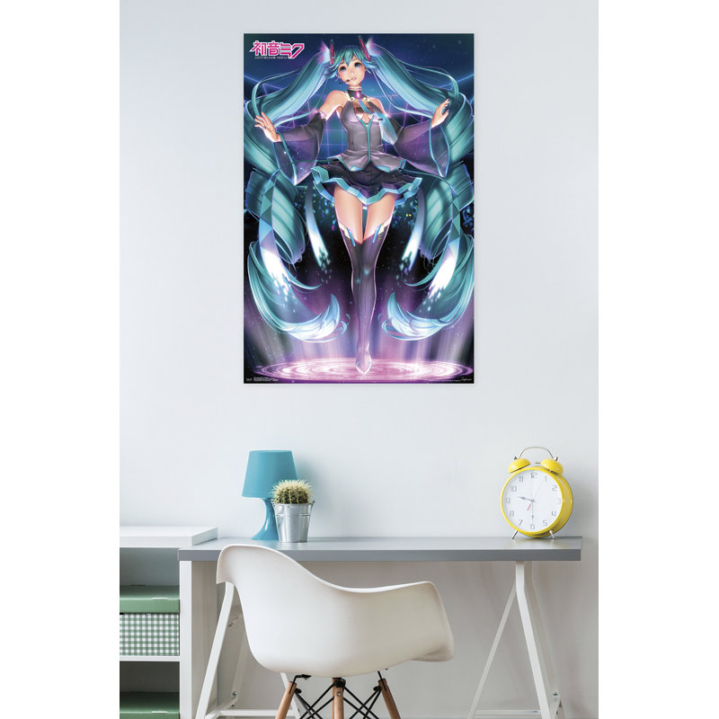 Hatsune miku-impression sur papier de projection