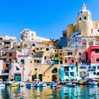 Procida, Naples by Ronnybas - Wrapped Canvas Print