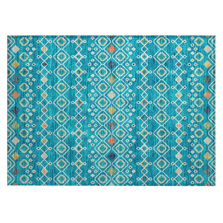 Aleighna Area Rug with Non-Slip Backing