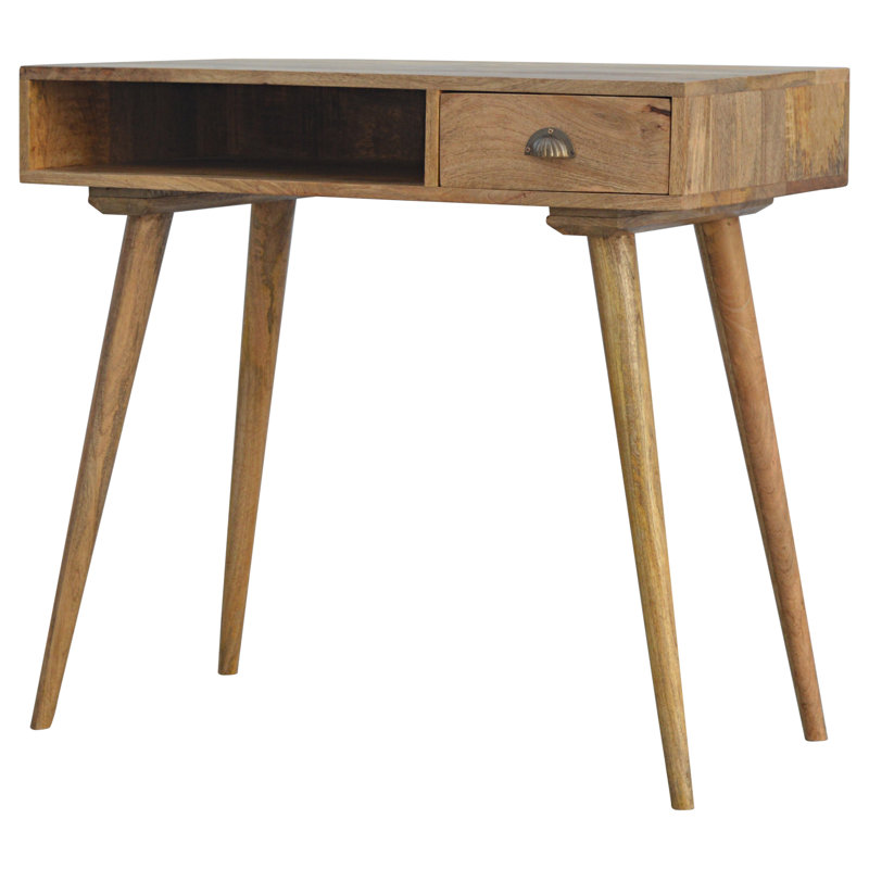 Ione Solid Wood Writing Desk