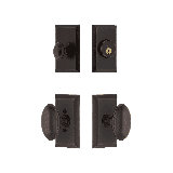 Nostalgic Warehouse Studio Entry Set with Homestead Knob