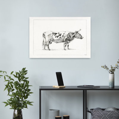 Vache debout