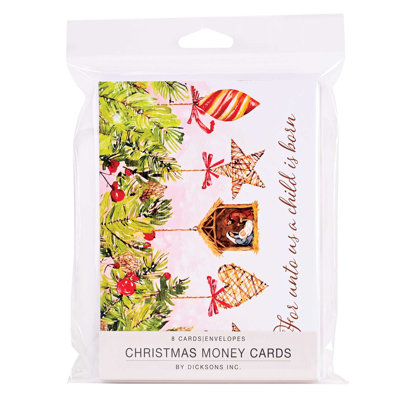 Carte de Noël pour Noël «Unto Us A Child»