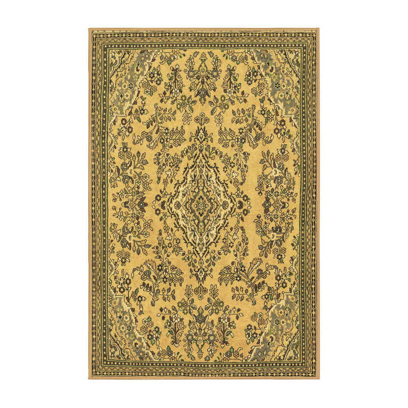 Oriental Indoor Rug, Rectangle 6' x 9'