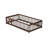 Twin Size Floor Bed With Fence And Door,Rubber Wood Floor Bed With Safety Guardrails,Espresso-883246317-883246304