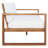 Aneesha Solid Wood Acacia Outdoor Bench