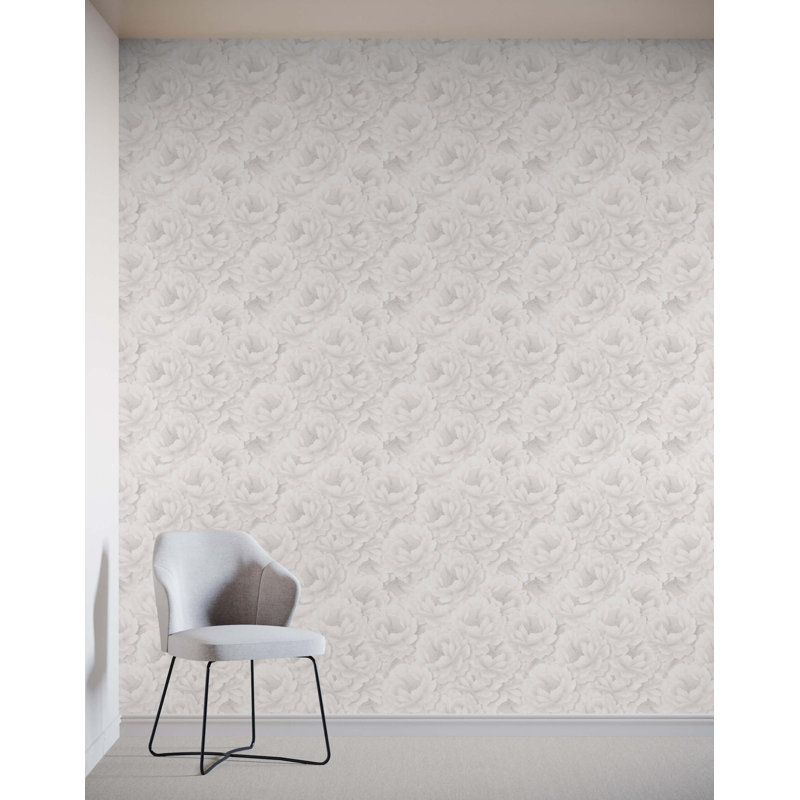 Homan 7m x 75cm Wallpaper Roll, White