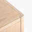 Armoire à 4 portes de style campagnard avec finition vieillie naturelle, offrant beaucoup de rangement pour les entrées et les petits espaces