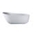 67-Inch Solid Surface Soaking Bathtub With Overflow For Bathroom