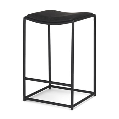 Galina Taniel Leather w/ Metal Counter Stool