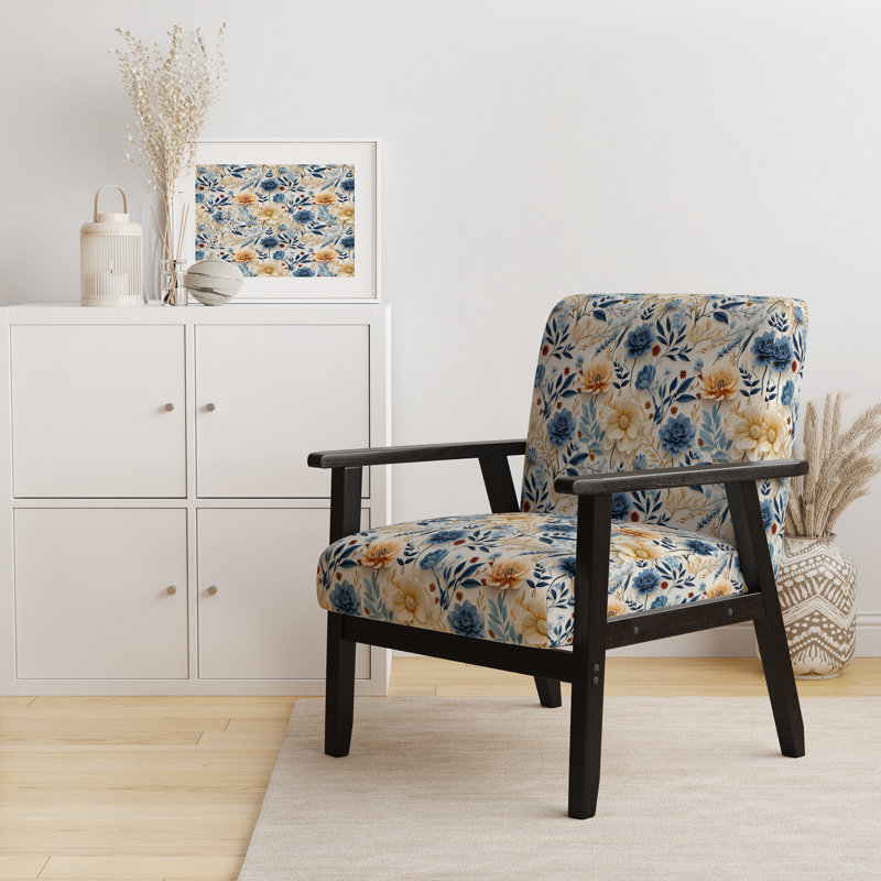 Chaise à accoudoirs rembourrée Cottage
