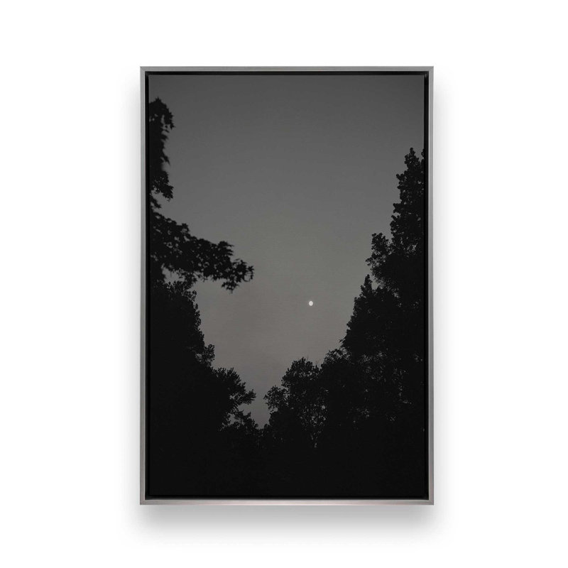 «Autumn Moon» par Tony Smith, reproduction d'art sur toile, H 30 po x l 20 po, Argent argent