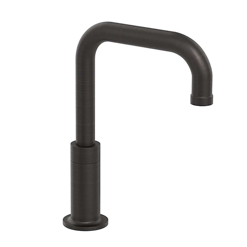 Robinet pour salle de bain sans contact en bronze huilé avec capteur infrarouge
