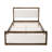 Juniper Solid Wood Boucle Bed-114509202-114509206