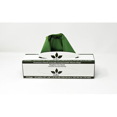 Mogalixe Compostable 64-Gal. Trash Bags