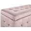 Francina 72cm Wide Velvet Tufted Rectangle Solid Colour Ottoman with Storage-310607191