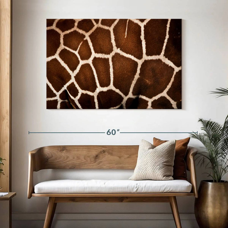 Crowle Geometric Giraffe Abstract, 32" H x 48" W