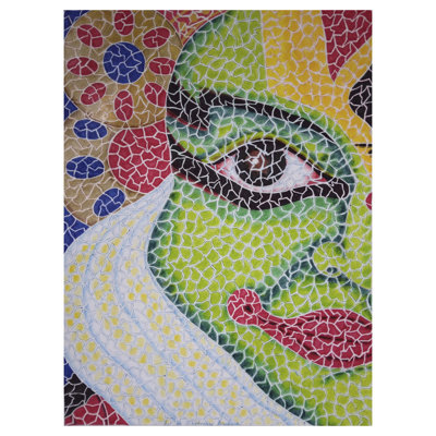 Nritattil Aavishkaaram - Face Of Kathakali | Color Pen On Paper | By Subhankar Pramanik