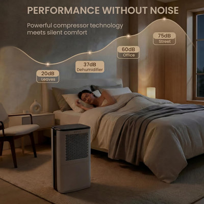 70 Pint Dehumidifier for Large Rooms – 4500 Sq. Ft, Basement & Bathroom with Drain Hose, Continuous Drainage & Intelligent Humidistat