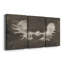 Rustic Moose Mount II - Toile tendue avec châssis de qualité supérieure - prête à être accrochée-502617241