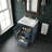 24"W Free-Standing Single Bathroom Vanity Set With Ceramic Sink, 3 Drawers & Storage Cabinet With Door Shelves-510909603