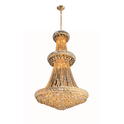Tedder 40 - Light Dimmable Tiered Chandelier