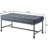 Brantley Upholstered Bench in Gray