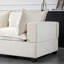 Canapé modulaire modulaire avec repose-pieds de rangement mobile, canapé en U 7 places