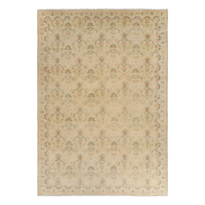 Rug & Kilim’S Oversized Spanish Arts & Crafts Style Rug With Floral Patterns