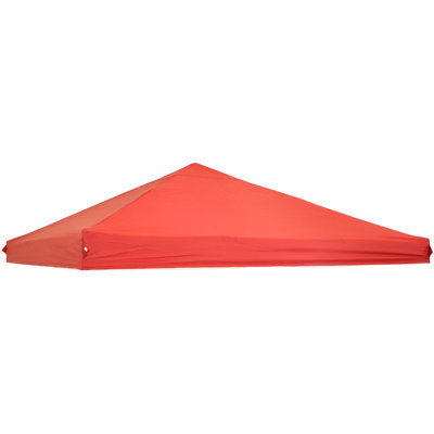  Standard 12' x 12' Oxford Fabric Replacement Pop-Up Canopy Shade Top - Red